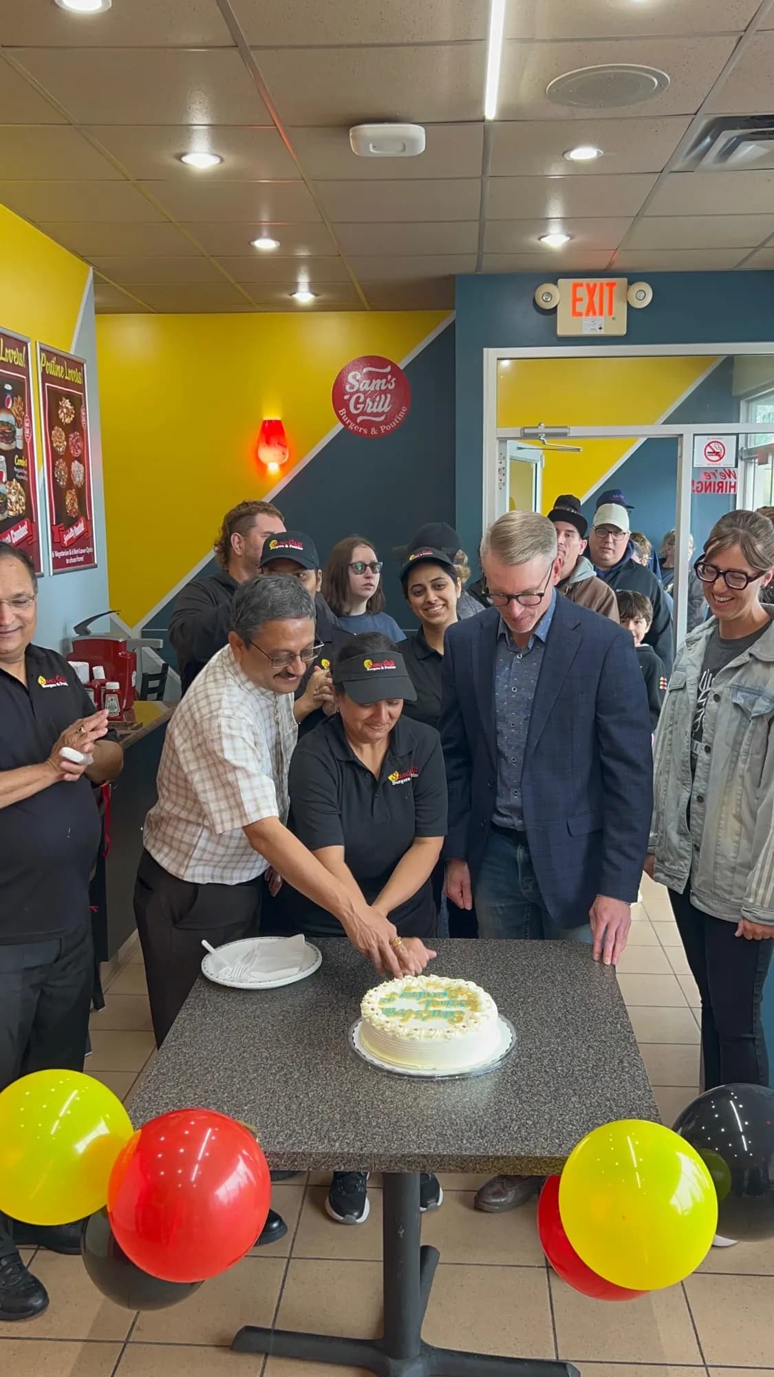 Swift Current Grand Opening Cake Cutting