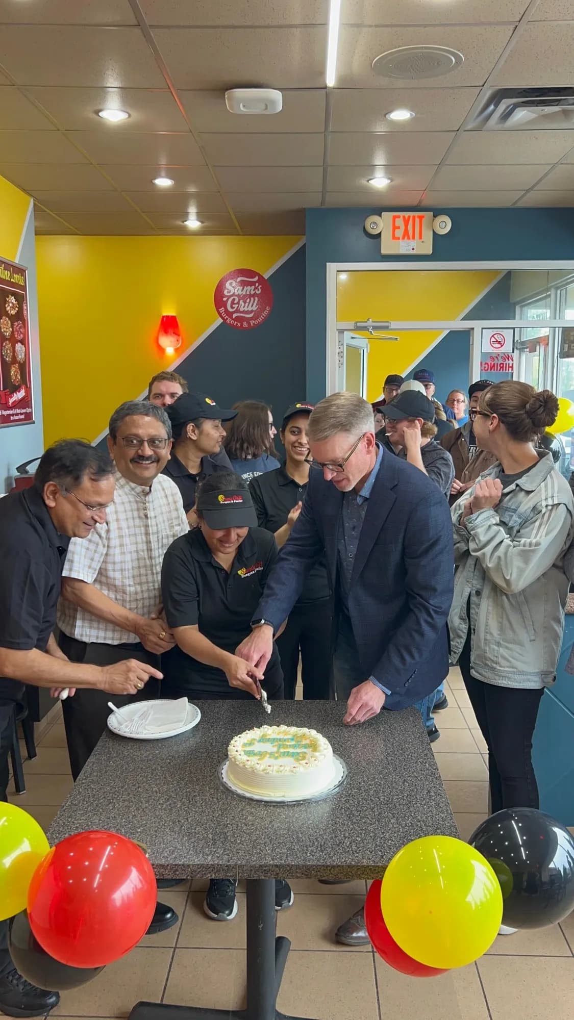 Swift Current Grand Opening Cake Cutting