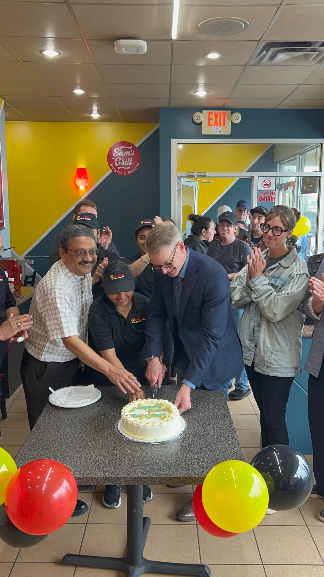 Swift Current Grand Opening Cake Cutting