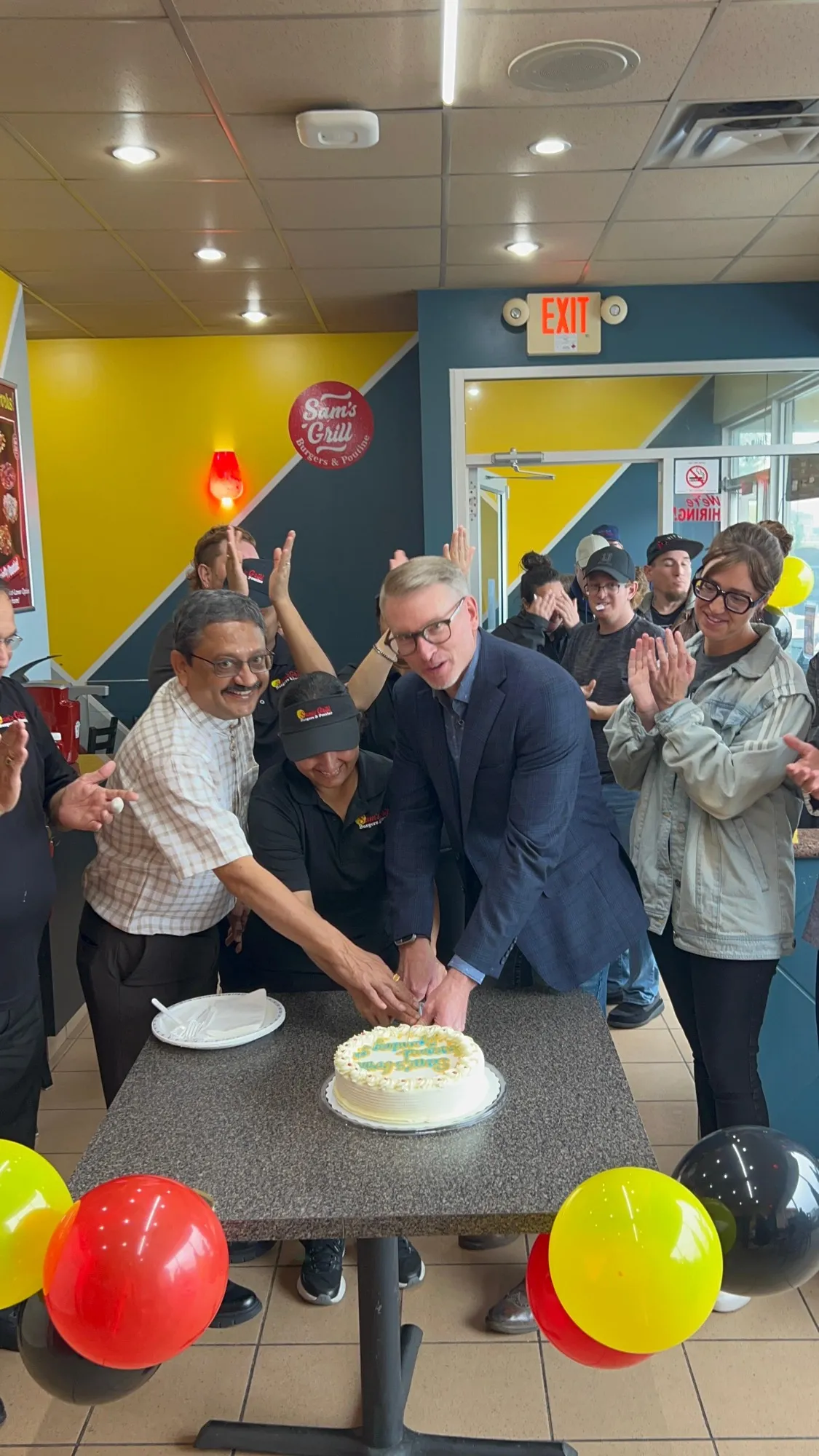 Swift Current Grand Opening Cake Cutting