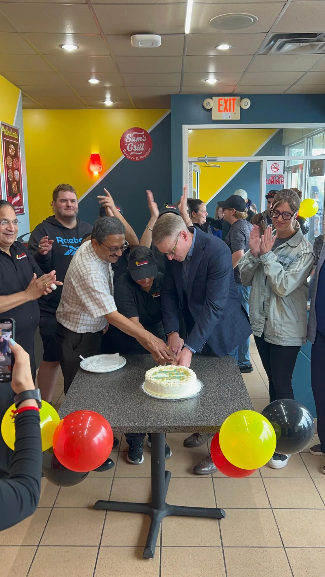Swift Current Grand Opening Cake Cutting